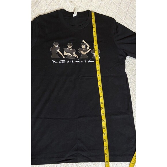 Wednesday Addams Netflix Series You Better Duck When I Show Up Dance Tee Size M - Picture 13 of 14